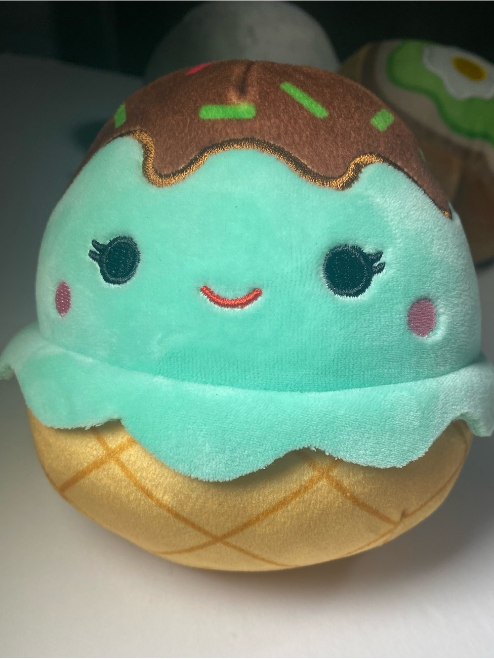 Squishmallows Maya Mint Ice Cream Cone 8 Inch Plush Kellytoy Foodie Squad